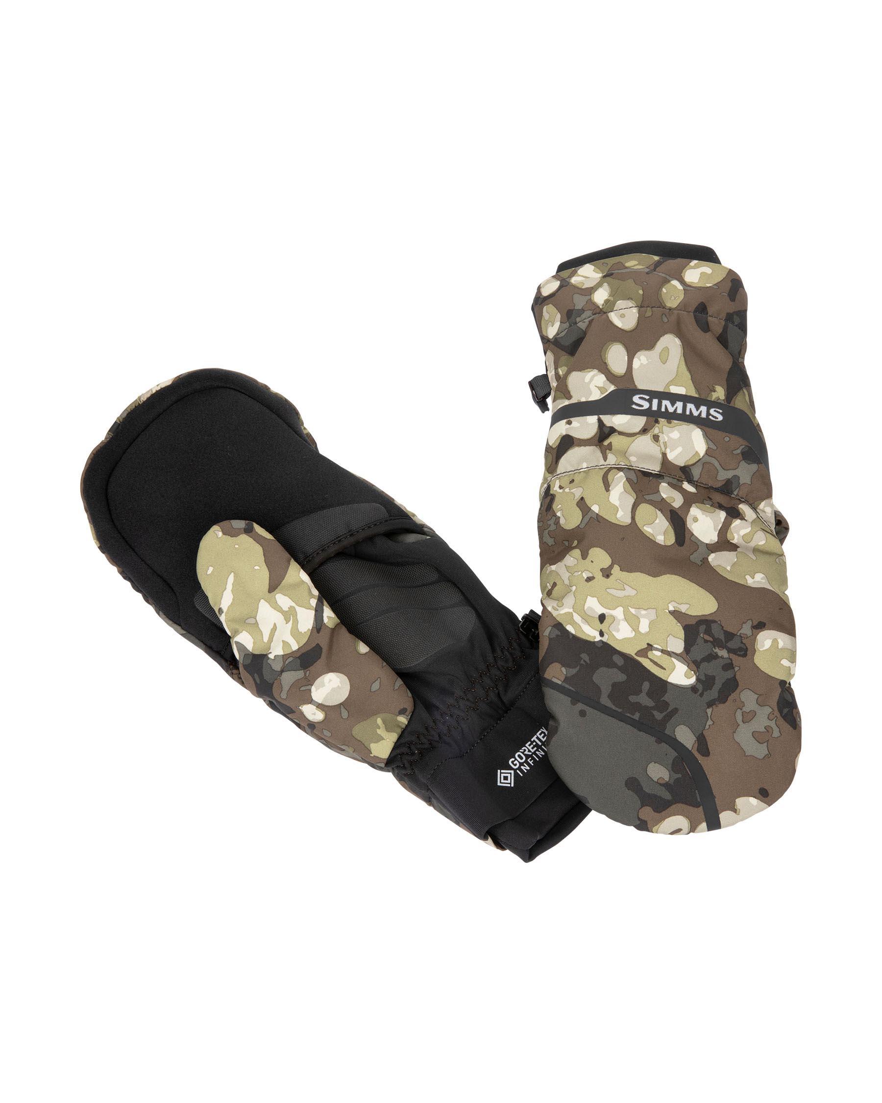 Simms GoreTex ExStream Foldover Mitt in Riparian Camo